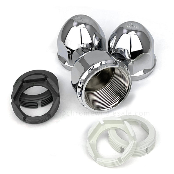 Alcoa® Hug-A-Lug® Nut Covers Come in Different Retention Systems
