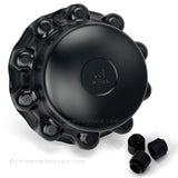 Rear Mate Black ABS Plastic Classic Hub Cover System for 10-hole 285.75mm Hub Piloted 22.5